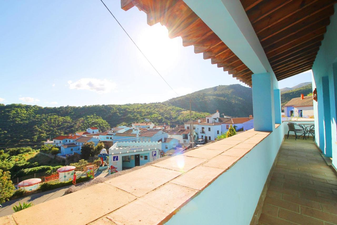 Casas Rurales Juzcar Centro Bagian luar foto