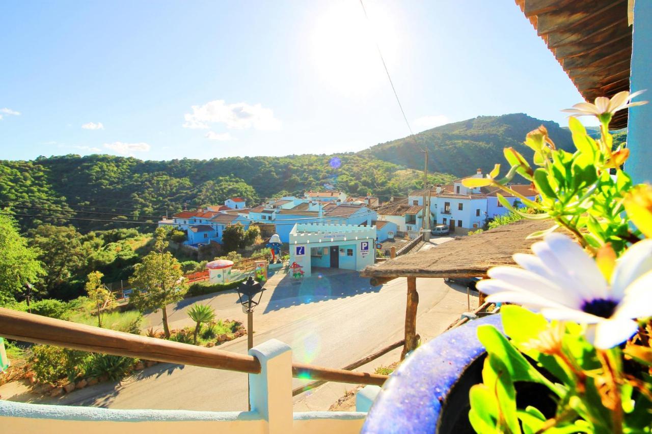 Casas Rurales Juzcar Centro Bagian luar foto