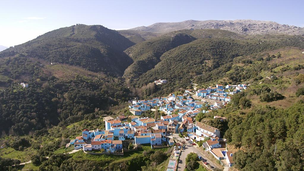 Casas Rurales Juzcar Centro Bagian luar foto