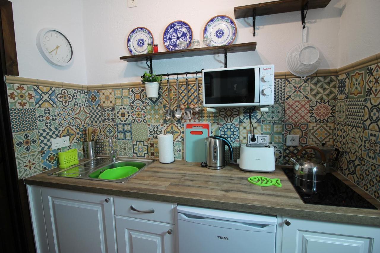 Casas Rurales Juzcar Centro Bagian luar foto